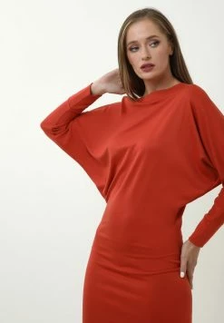 Madam-T GERA - Robe Fourreau - Terrakotta -Madam-T Soldes 2022 a5cc3ab32bba4ea29ff7fa9ee77f8f69