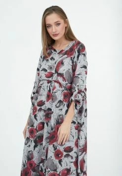 Madam-T SELINA - Robe De Jour - Grüner Zig/rot -Madam-T Soldes 2022 a5ec77642a9c497fbdaaa5f828d7388a