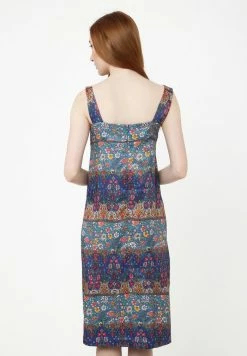 Madam-T Robe De Jour - Blau Rot -Madam-T Soldes 2022 a63bf5f482ab4c4c8b05f7b4d255fd8c