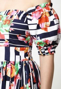 Madam-T FEDERIKA - Robe Longue - Blau/rosa -Madam-T Soldes 2022 a65ffc89a02e4c3e8c6e3dc98b4f74ac