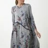 Madam-T Robe De Jour - Grau, Lila