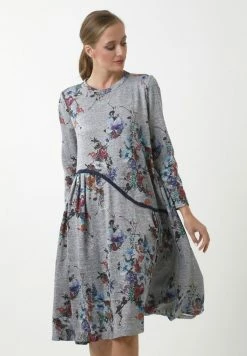 Madam-T Robe De Jour - Grau, Lila