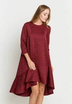 Madam-T MIA - Robe De Jour - Weinrot