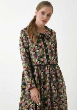 Madam-T KLEID BELLA - Robe Chemise - Grau, Grün -Madam-T Soldes 2022 a7ecca26c40c4f38aab5f9779bee4b99