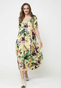 Madam-T KOSKA - Robe De Jour - Gelbgrün -Madam-T Soldes 2022 a8ac763b6fd64a8e889ac92c2d18ccc5