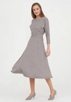 Madam-T ASUANA - Robe De Jour - Grüner Zig/rot -Madam-T Soldes 2022 a8ac94ff518f49278f595af0b38c53ec