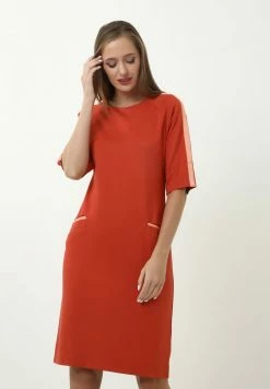 Madam-T IZMIRA - Robe De Jour - Terrakotta