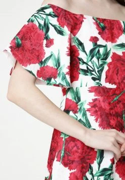 Madam-T Robe De Jour - Weiß, Weinrot -Madam-T Soldes 2022 a8d5ea0de0014d659f5e27bfe2abf3c5