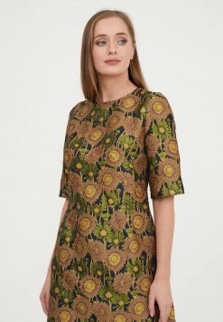 Madam-T SANATA - Robe De Jour - Blau Golden -Madam-T Soldes 2022 a8ef57b4ce0b4a418ab767fe704e0779