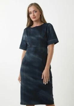 Madam-T KLEID ALTEA - Robe Fourreau - Blau, Schwarz -Madam-T Soldes 2022 a9005f6b196245358924010259de0cee