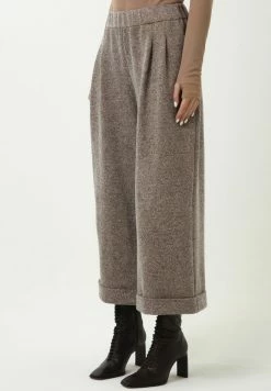 Madam-T TRESSA - Pantalon Classique - Schwarz/ Senf -Madam-T Soldes 2022 aa6acc9cc4c34728bbace11072380a9b