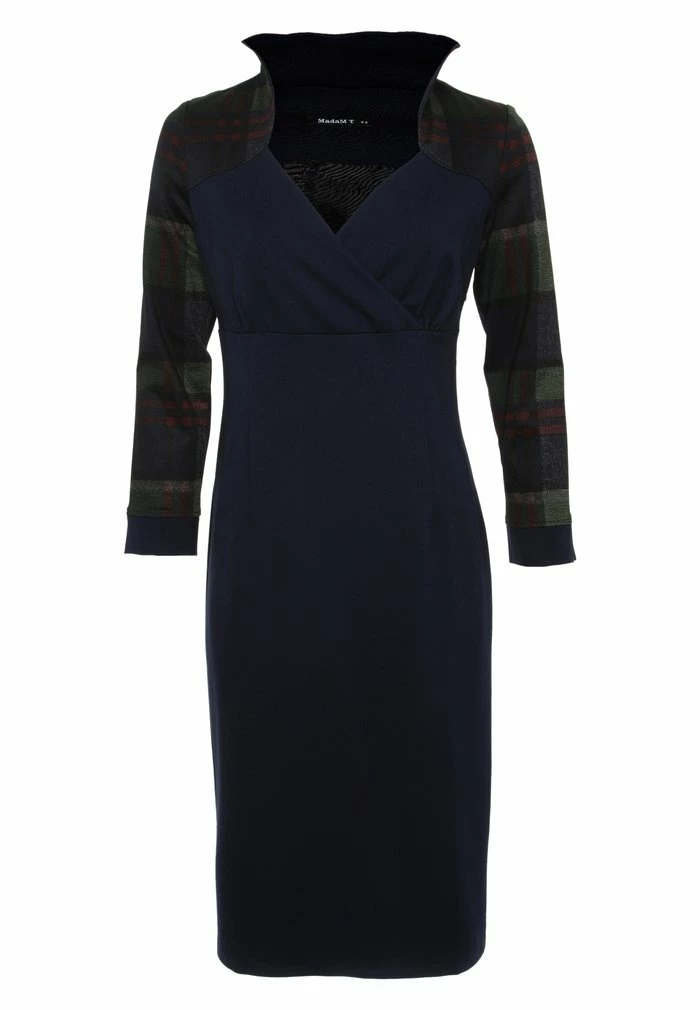 Madam-T Robe Fourreau - Blau, Grün 7 Madam-T Robe Fourreau - Blau, Grün – Image 7