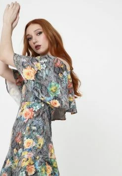 Madam-T ANTHONY - Robe De Jour - Braun/gelb -Madam-T Soldes 2022 aae07f23d41a4db98c943ed31b097212