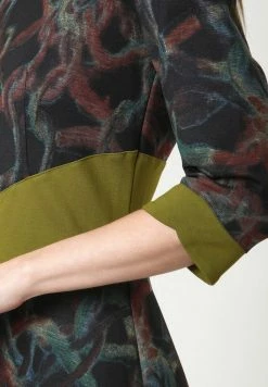 Madam-T Robe En Jersey - Schwarz Grün -Madam-T Soldes 2022 aaf2b4b66db5411c89aed970e006e8ec