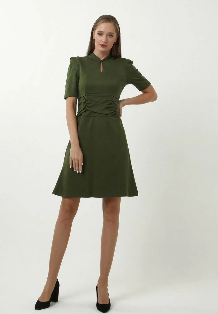 Madam-T BRENTA - Robe Fourreau - Khakifarben 4 Madam-T BRENTA - Robe Fourreau - Khakifarben – Image 4