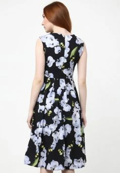 Madam-T KANTRI - Robe De Jour - Schwarz, Blau -Madam-T Soldes 2022 ab358460d76f4f04926f54a65c0463d3