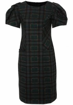 Madam-T ANGELICA - Robe En Jersey - Schwarz Grün -Madam-T Soldes 2022 ab37b8280fd940c2b79813282e1fa928