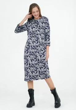 Madam-T IVONI - Robe De Jour - Grüne Farbe Blau 11 Madam-T IVONI - Robe De Jour - Grüne Farbe Blau -Madam-T Soldes 2022 aba438a9ad8047be86de09f09787f3b8