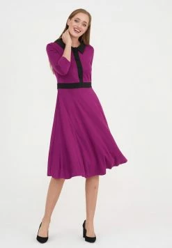 Madam-T JEANETTE - Robe Chemise - Lila Irena -Madam-T Soldes 2022 ac119a633fe24a518874e707f4fd4056