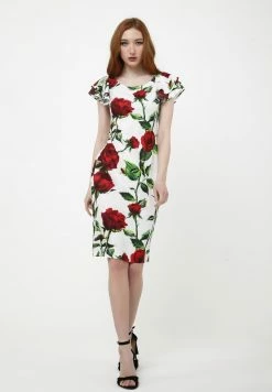 Madam-T Robe De Jour - Kornblume Blau Lila