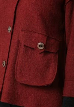 Madam-T PIRA - Gilet - Weinrot -Madam-T Soldes 2022 aca6215101c942b78a9b895df89b5dd6