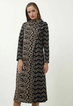 Madam-T KLEID LILUNA - Robe De Jour - Blau, Creme