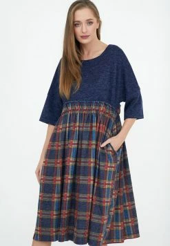 Madam-T OFELIA - Robe De Jour - Blau/rot