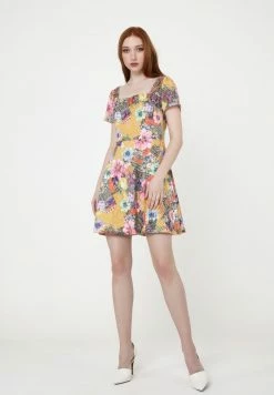 Madam-T Agava - Robe De Jour - Senf, Rosa -Madam-T Soldes 2022 acf6c21b6f784e4b9d719ca1ddc018ba