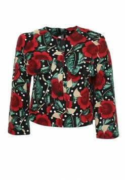 Madam-T EDEN - Blazer - Schwarz, Rot -Madam-T Soldes 2022 ad894efccccd475fb1d8b6ac0f5a70b3