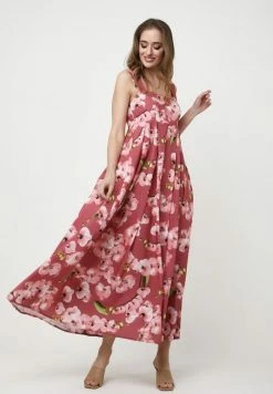 Madam-T TOSCANA - Robe Longue - Rosa, Grün -Madam-T Soldes 2022 ada3ec248e7e4e0aa84c6be3ffc30e7f