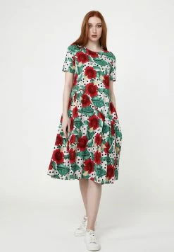 Madam-T Robe De Jour - Rosa Rot -Madam-T Soldes 2022 adc8d88a917a457283e8ad230e72ef67