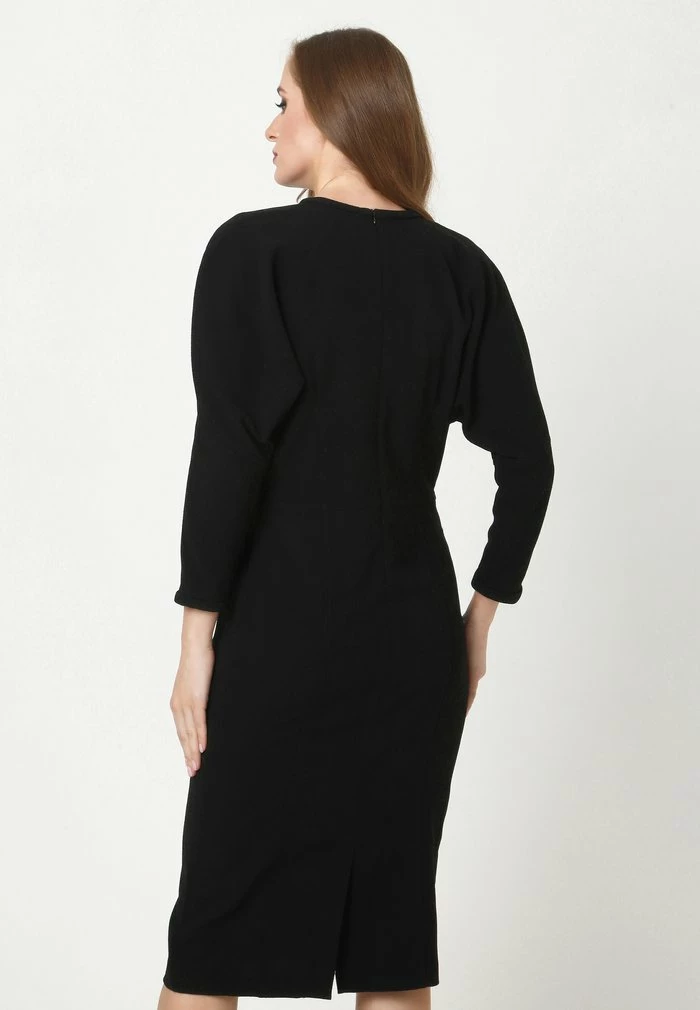 Madam-T Robe Fourreau - Schwarz 3 Madam-T Robe Fourreau - Schwarz – Image 3