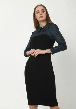 Madam-T JERSEYKLEID GINA - Robe Fourreau - Schwarz, Hellblau -Madam-T Soldes 2022 af0d1836831c4d6bb4b860a0d94b704c