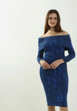 Madam-T KLEID JANINE - Robe Fourreau - Indigo -Madam-T Soldes 2022 afbfccd9392845299592af83ac61f623