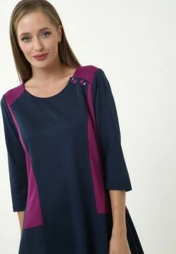 Madam-T Robe En Jersey - Blue, Purple 8 Madam-T Robe En Jersey - Blue, Purple -Madam-T Soldes 2022 afd1cca8ec654bb68fbfd1e00db602ba