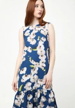 Madam-T GAISA - Robe De Jour - Blau, Hellbraun -Madam-T Soldes 2022 b0719b786aff44d686aef3e251ae5643