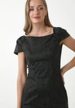 Madam-T DERUENTA - Robe Fourreau - Wein Rot, Grün -Madam-T Soldes 2022 b15242e2c8c2468098b8bf1f98547613