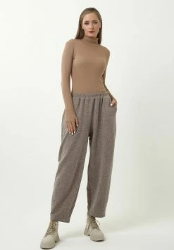 Madam-T HOSE VULA - Pantalon De Survêtement - Brown -Madam-T Soldes 2022 b173a70405b34607aff08a6006bd266a