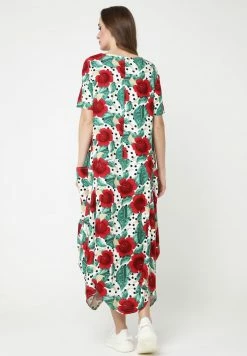 Madam-T KOSKA - Robe De Jour - Weiß/rot -Madam-T Soldes 2022 b17de24437c849f28aecf347a0c68040