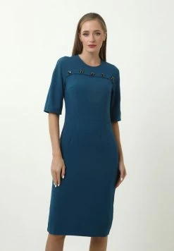 Madam-T NOELLA - Robe Fourreau - Aqua