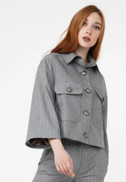 Madam-T Veste Légère - Grau