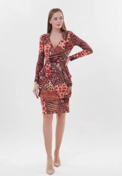 Madam-T COSTA - Robe Fourreau - Beige Emmanine Rot -Madam-T Soldes 2022 b2771f45636241e99ebee2427ee3f5e3