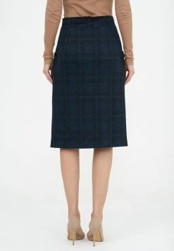 Madam-T ROCK NORMA - Jupe Portefeuille - Dark Blue -Madam-T Soldes 2022 b2b33b23640d4267abaa327488ae5186