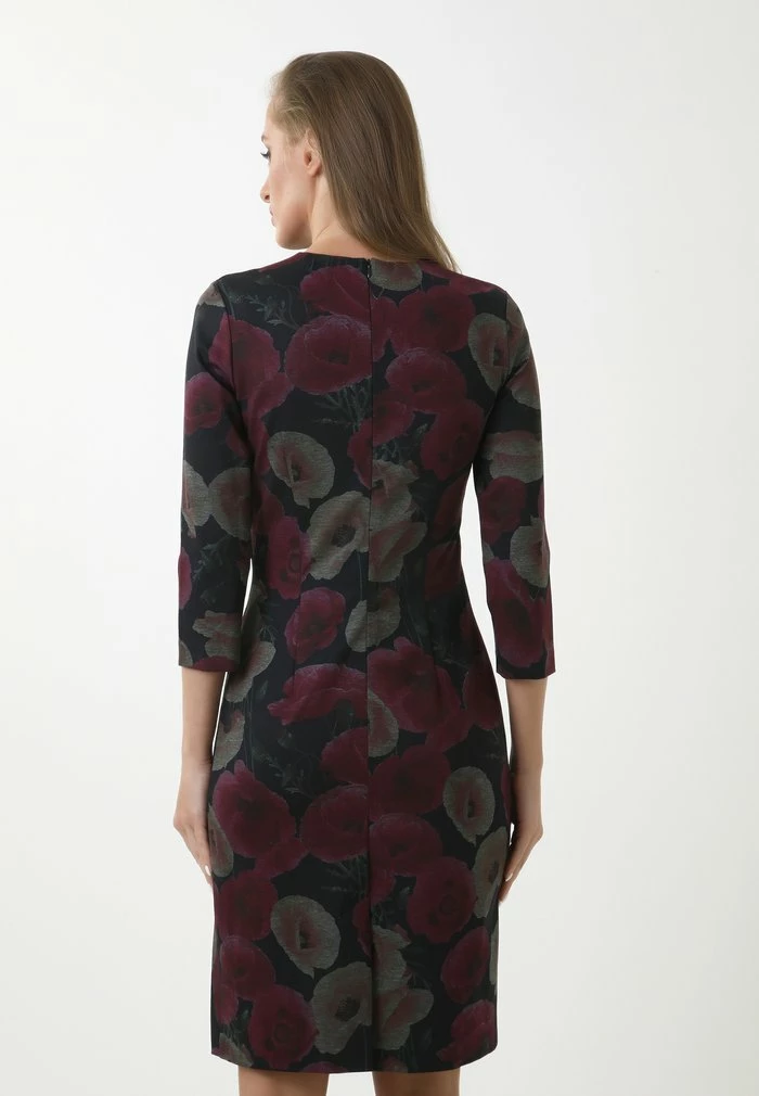 Madam-T ALMAZA - Robe Fourreau - Schwarz/senf 3 Madam-T ALMAZA - Robe Fourreau - Schwarz/senf – Image 3