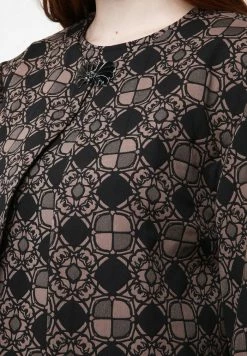 Madam-T Blouson Bomber - Schwarz/ Beige -Madam-T Soldes 2022 b47254c488bb49bfa65028fc10f34d32