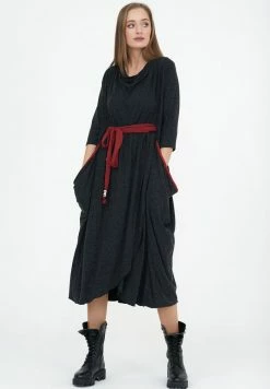 Madam-T DIODORA - Robe De Jour - Black -Madam-T Soldes 2022 b487ead0616f4984bc7de7f7a88d1ae1