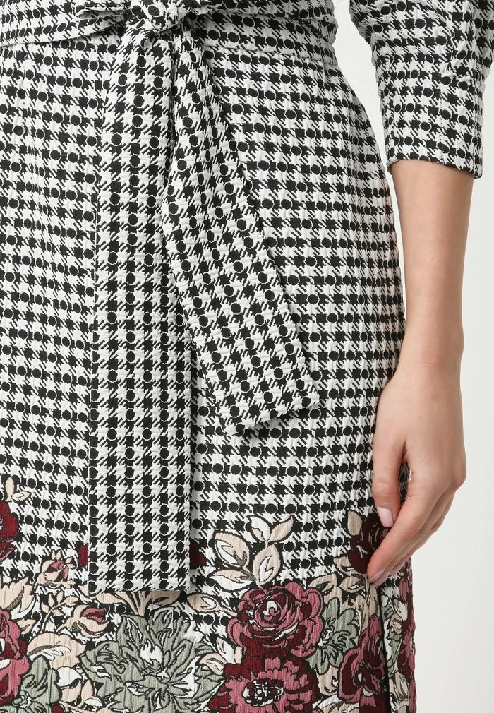 Madam-T Robe Fourreau - Weiß, Schwarz 5 Madam-T Robe Fourreau - Weiß, Schwarz – Image 5