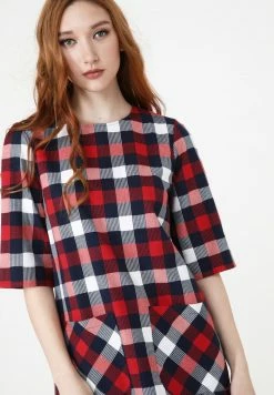 Madam-T Robe De Jour - Blau Weiss -Madam-T Soldes 2022 b4cf92abc60d45c6a22ea2a64fcdfe98