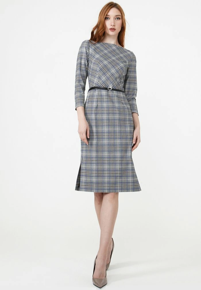 Madam-T Robe De Jour - Grau/ Indigo 2 Madam-T Robe De Jour - Grau/ Indigo – Image 2