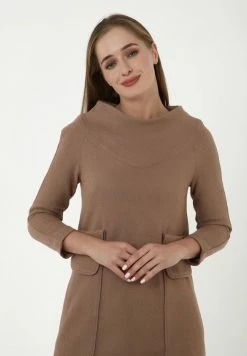 Madam-T ELSA - Robe De Jour - Dunkel-beige -Madam-T Soldes 2022 b4df8a0b31e74b5585dc571d321f896a